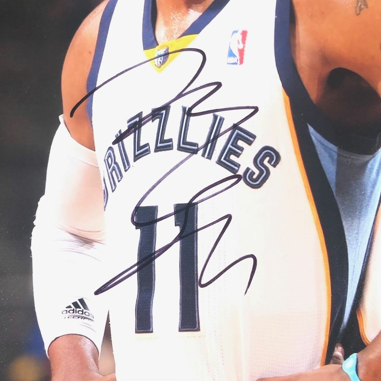 Mike Conley Courtney Lee signed 11x14 photo PSA/DNA Autographed Grizzlies