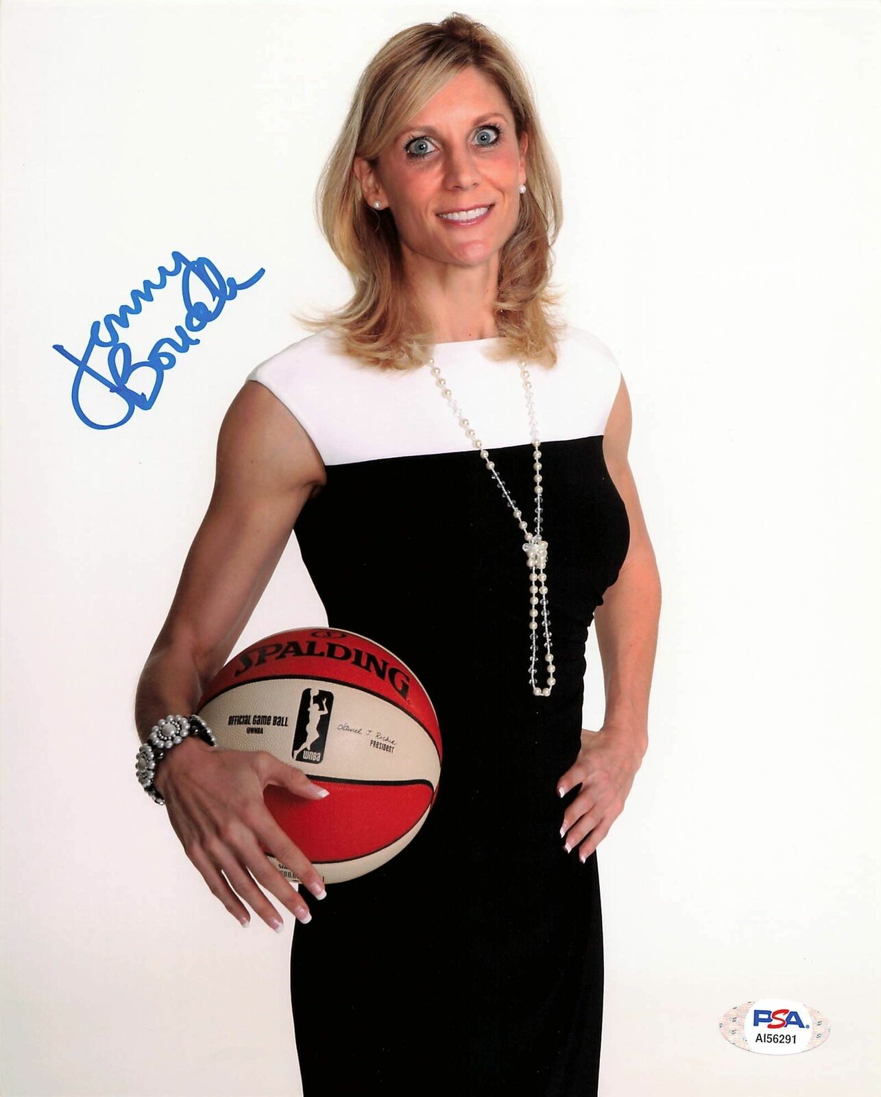 Jenny Boucek signed 8x10 photo PSA/DNA Seattle Storm Dallas Mavericks