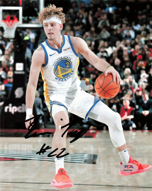 Brandin Podziemski signed 8x10 photo PSA/DNA Warriors Autographed