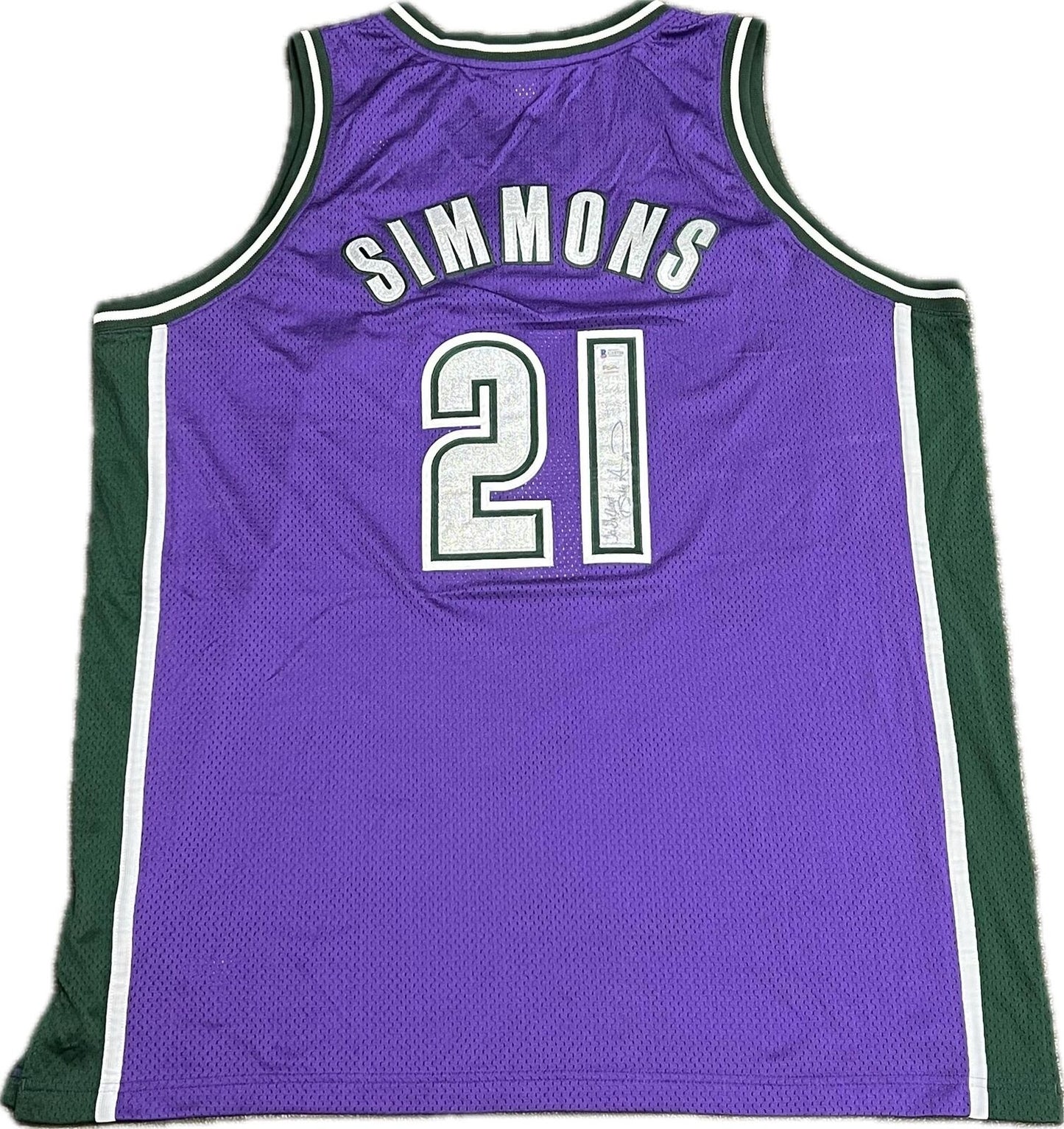 Bobby Simmons Signed Jersey PSA/DNA Milwaukee Bucks Autographed