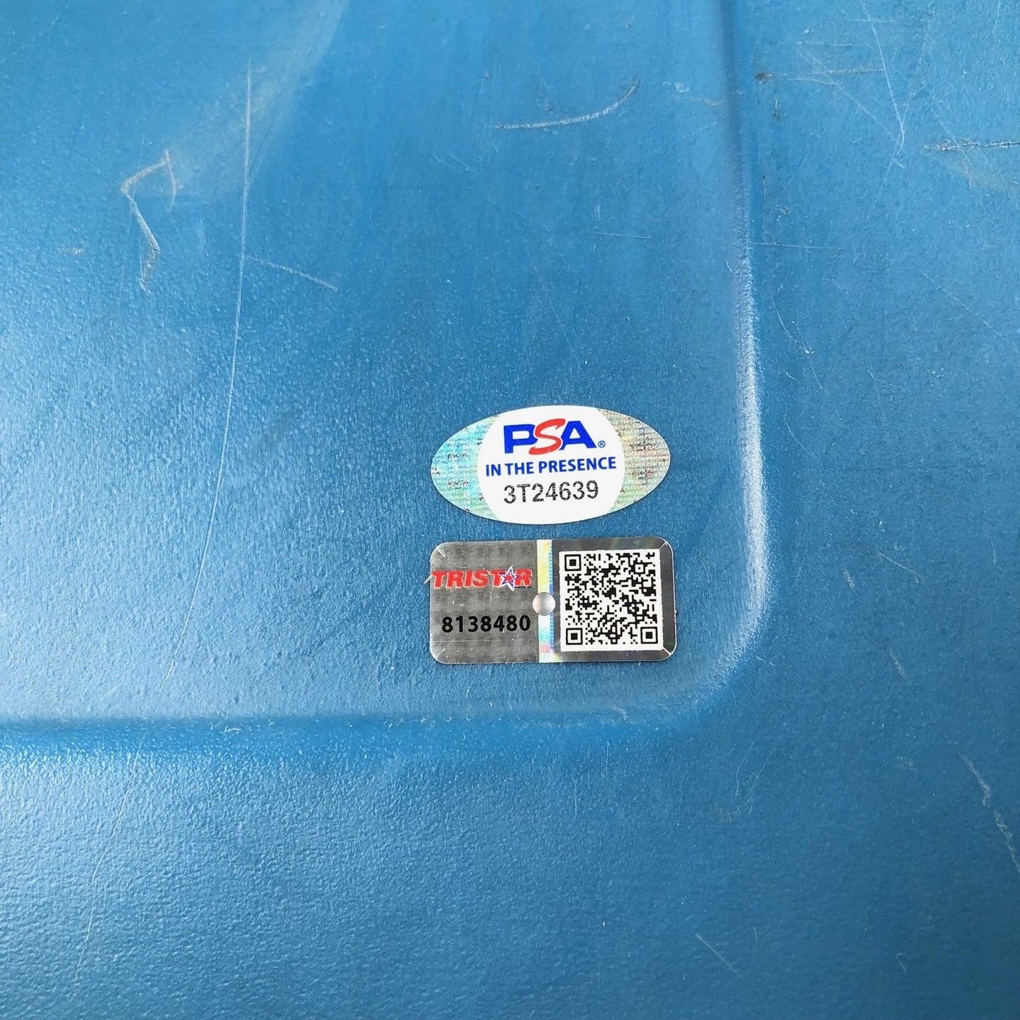 Hulk Hogan Signed Silverdome Seatback PSA/DNA Tristar WrestleMania Autographed W