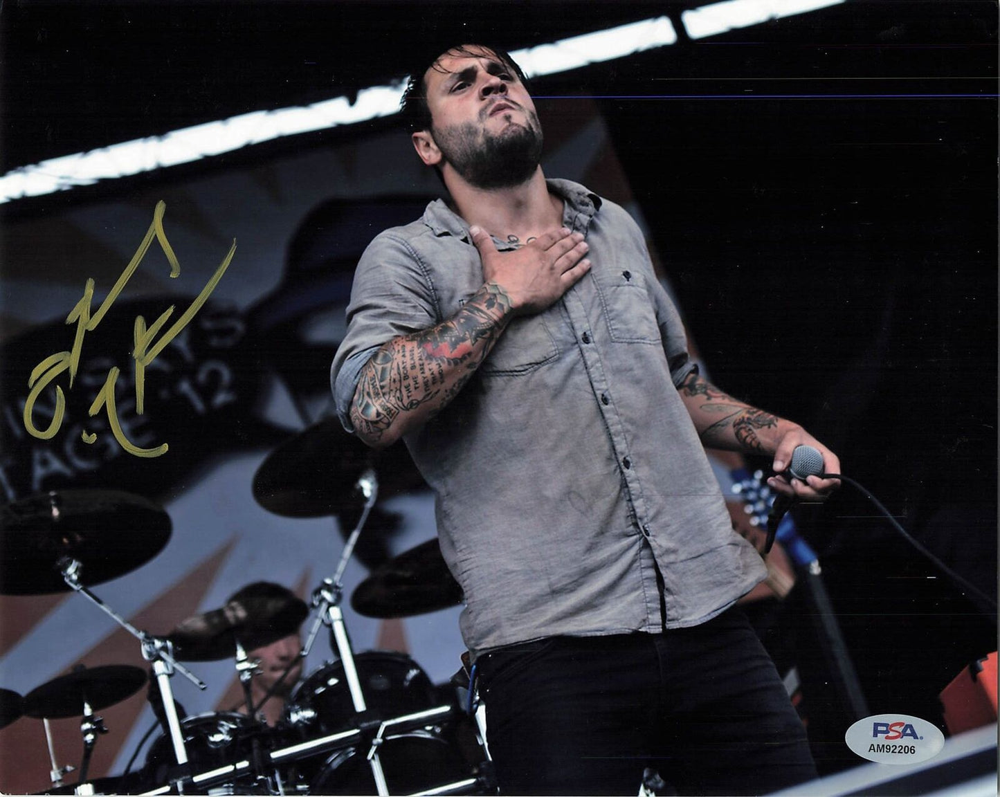 Anthony Notarmaso signed 8x10 photo PSA/DNA Autographed Singer