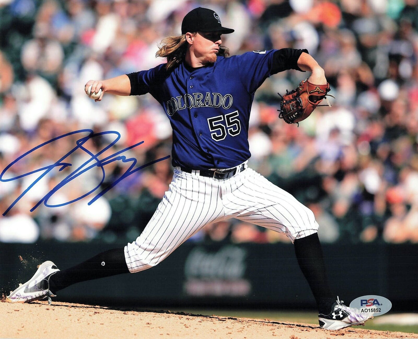 JON GRAY signed 8x10 photo PSA/DNA Colorado Rockies Autographed