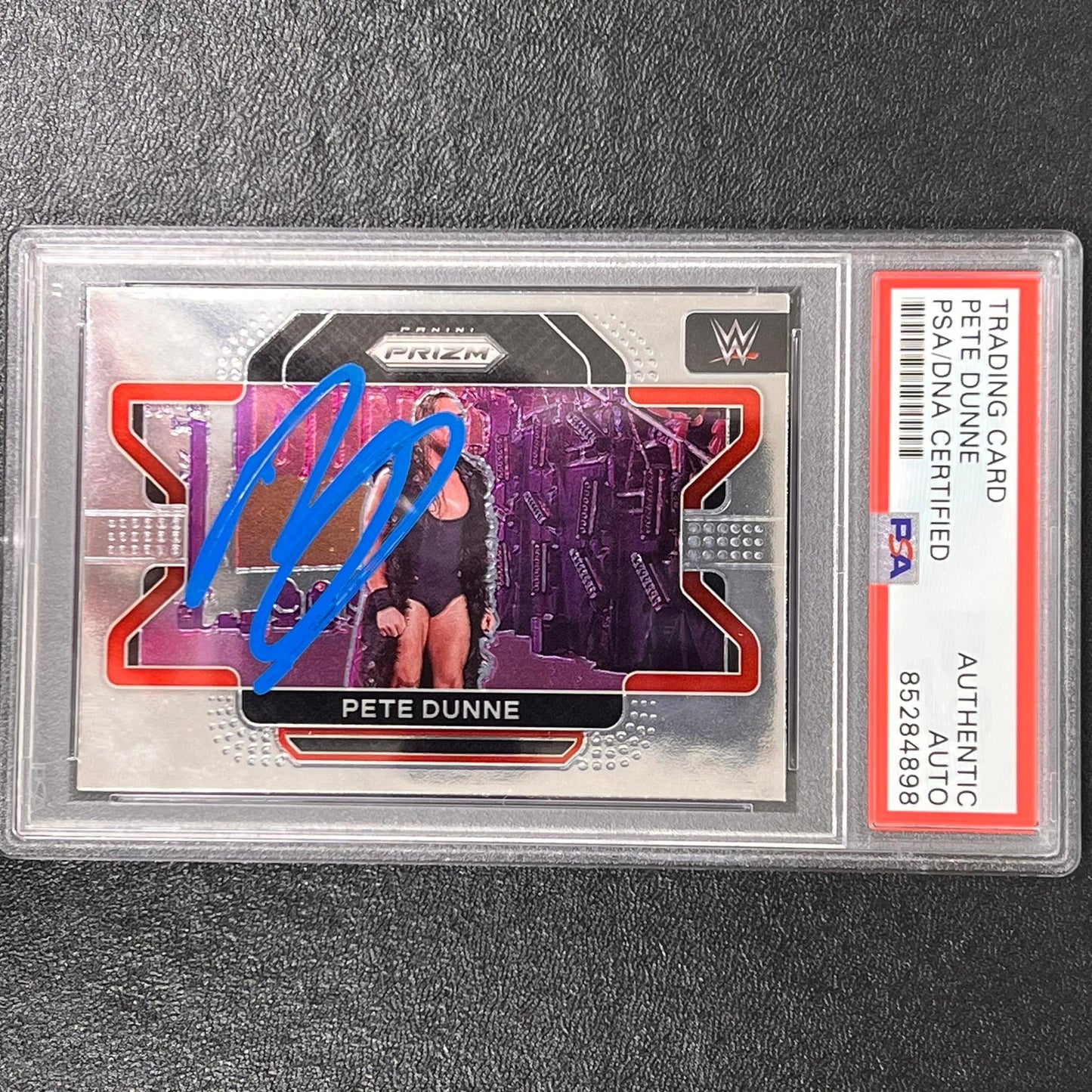 2022 Panini Prizm NXT 2.0 #68 Pete Dunne Signed Card AUTO PSA Slabbed WWE