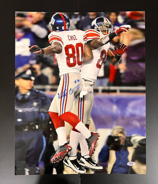 Victor Cruz signed 16x20 photo PSA/DNA New York Giants Autographed