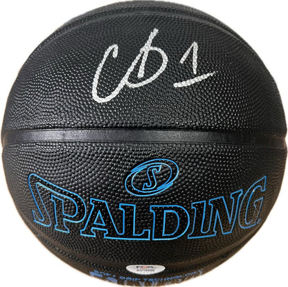 Chauncey Billups Signed Basketball PSA/DNA Pistons Trail Blazers Autographed