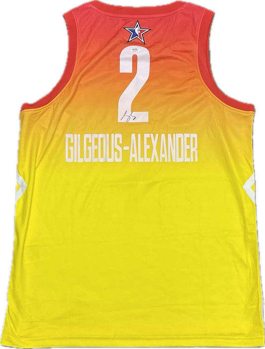 Shai Gilgeous-Alexander Signed All-Star Jersey PSA OKC Thunder Autographed