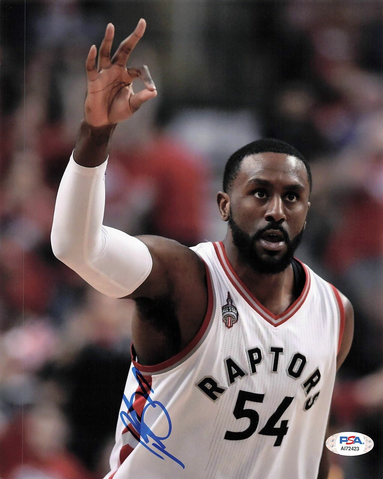 PATRICK PATTERSON signed 8x10 photo PSA/DNA Toronto Raptors Autographed