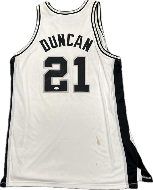 Tim Duncan signed jersey PSA/DNA LOA San Antonio Spurs Autographed