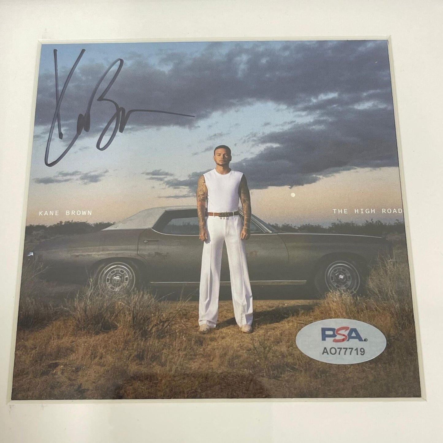 Kane Brown Signed CD Cover Framed PSA/DNA The High Road Autographed