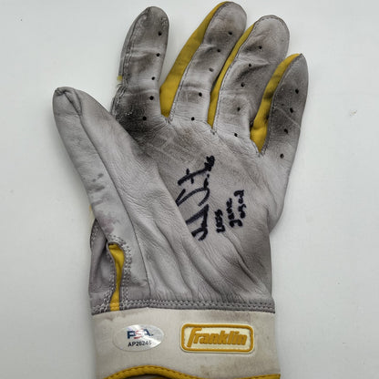 Jack Suwinski Signed Pittsburgh Pirates Batting Gloves