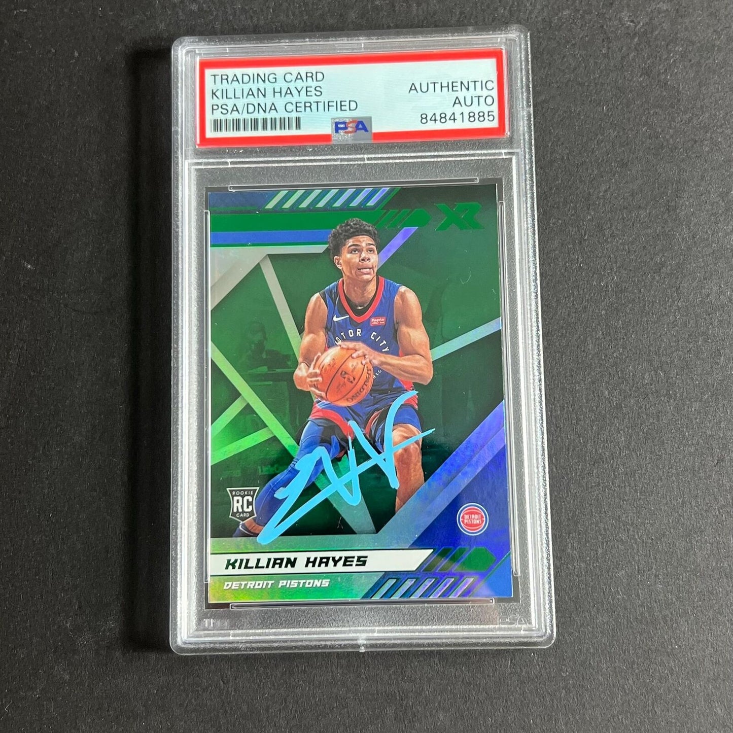 2020-21 Panini Chronicles xR #276 Killian Hayes Signed Card AUTO PSA Slabbed RC