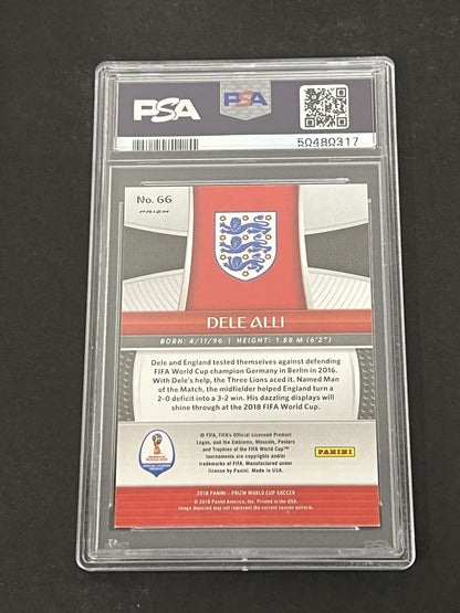 2018 Panini Prizm World Cup #66 Dele Alli PSA 9