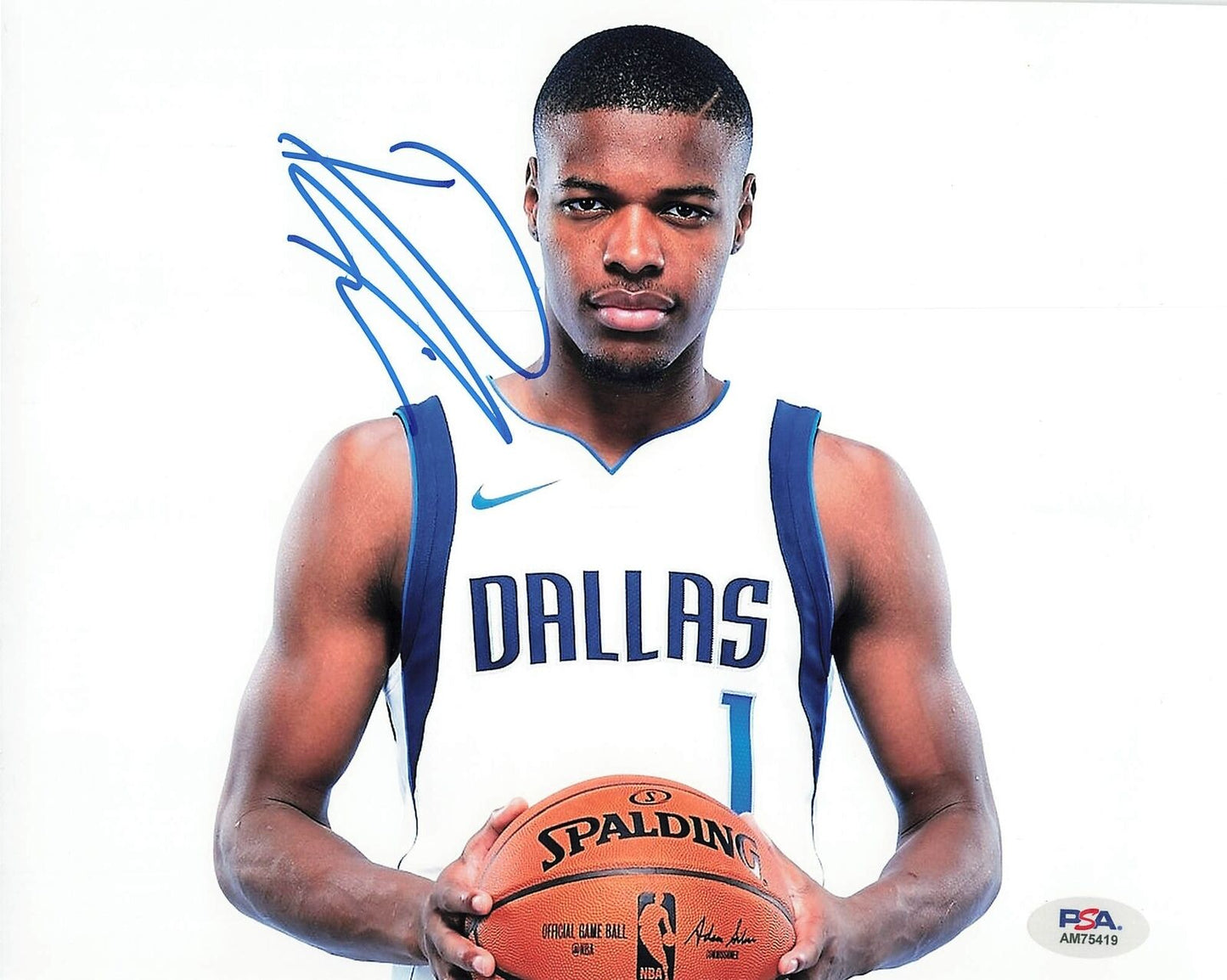 Dennis Smith Jr Signed 8x10 photo PSA/DNA Dallas Mavericks Autographed