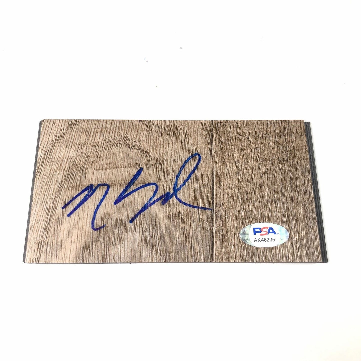 MIKE BUDENHOLZER Signed Floorboard PSA/DNA Autographed Milwaukee Bucks