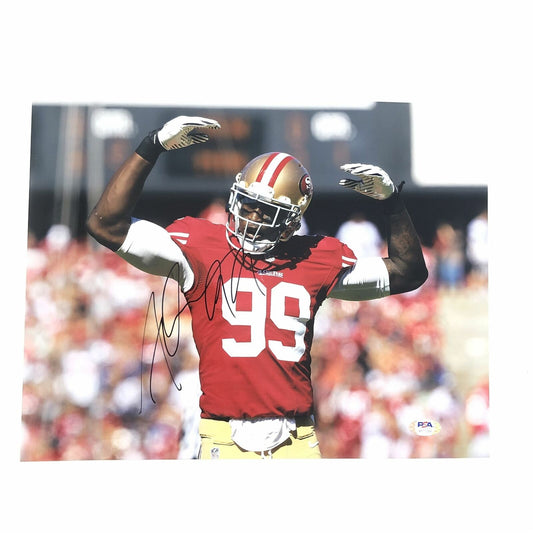 Aldon Smith signed 11x14 photo PSA/DNA San Francisco 49ers Autographed