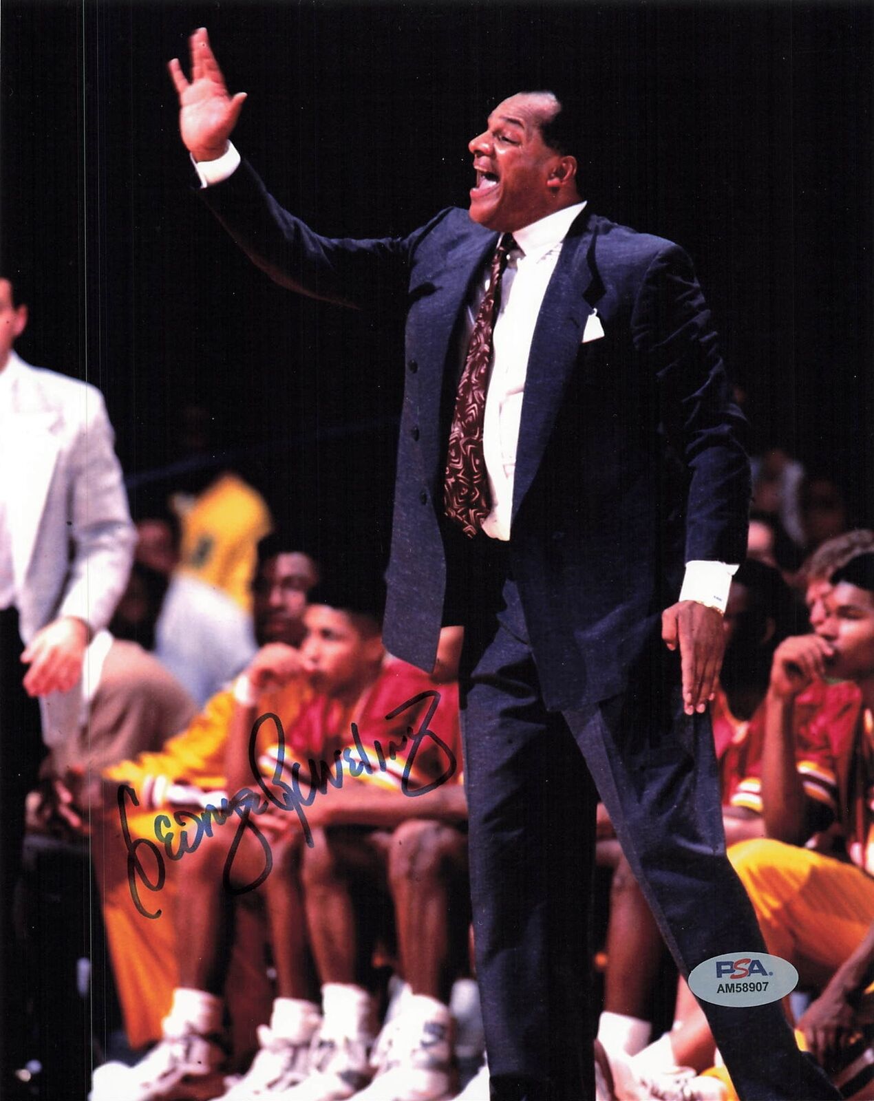 GEORGE RAVELING signed 8x10 photo PSA/DNA USC Trojans Autographed