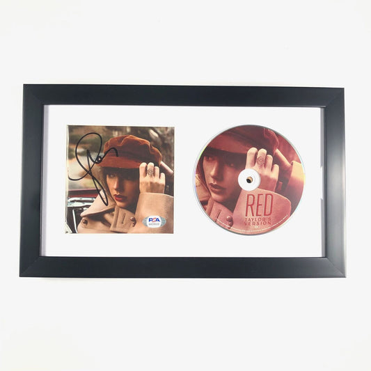 Taylor Swift Signed CD Cover Framed PSA/DNA RED Autographed