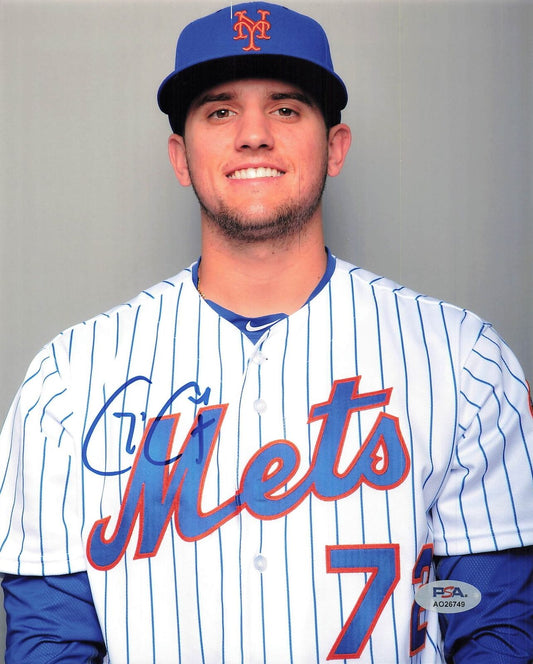 Gavin Cecchini signed 8x10 Photo PSA/DNA New York Mets autographed