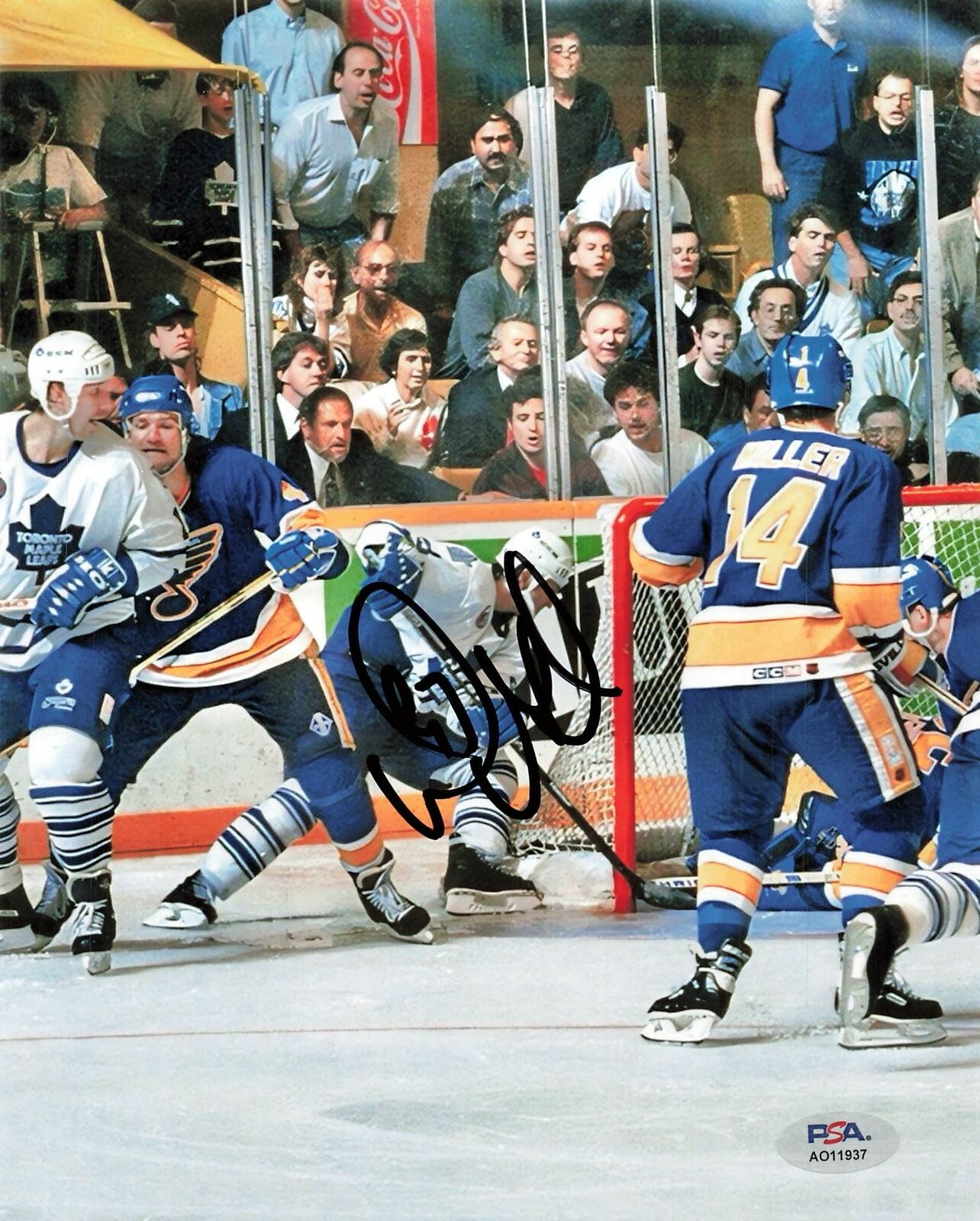 Doug Gilmour signed 8x10 photo PSA/DNA Toronto Maple Leafs Autographed