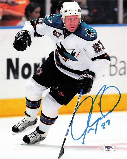 Jeremy Roenick signed 8x10 photo PSA/DNA San Jose Sharks Autographed