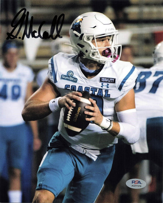 Grayson McCall Signed Photo PSA Coastal Carolina Chanticleers
