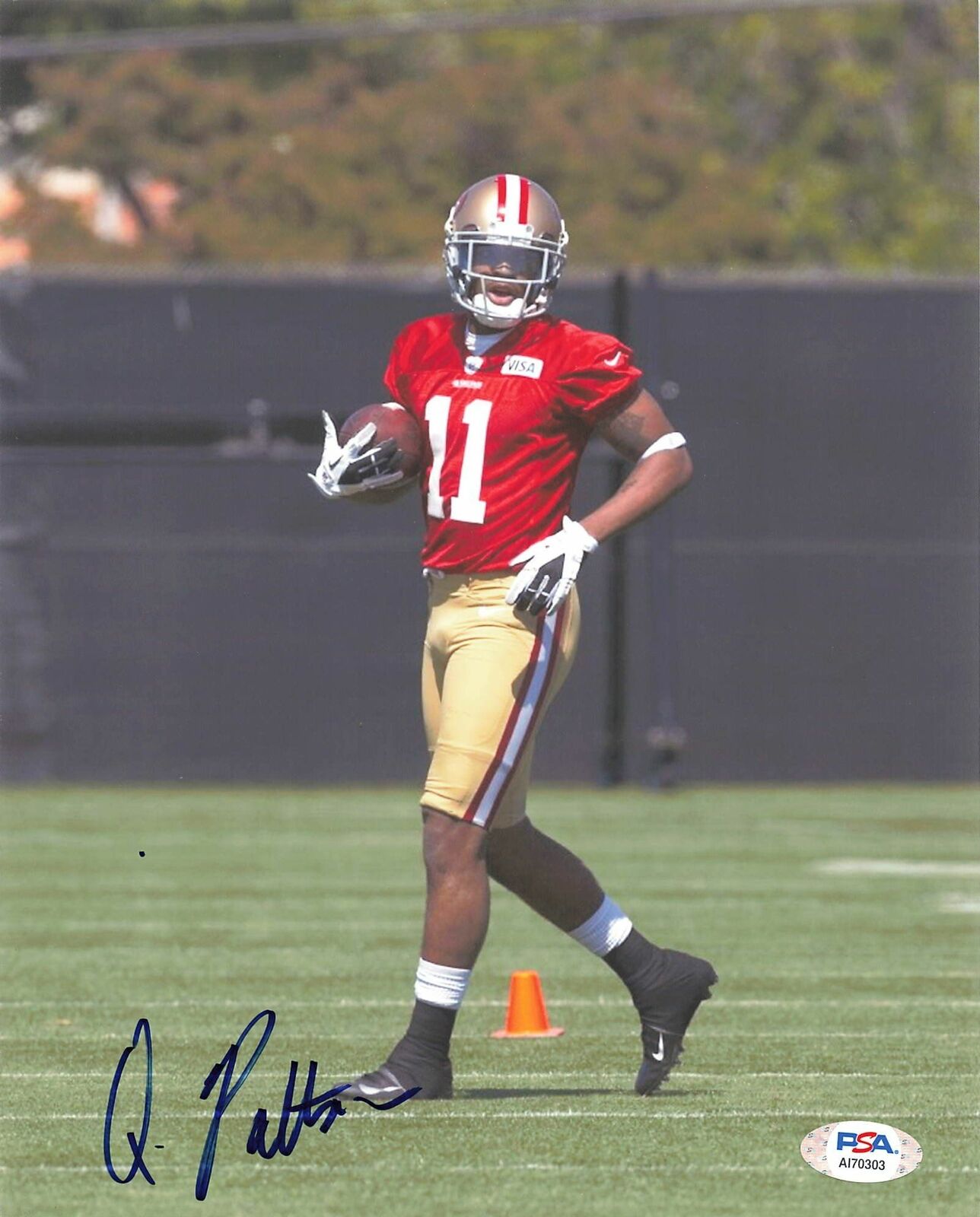 QUINTON PATTON signed 8x10 photo PSA/DNA San Francisco 49ers Autographed