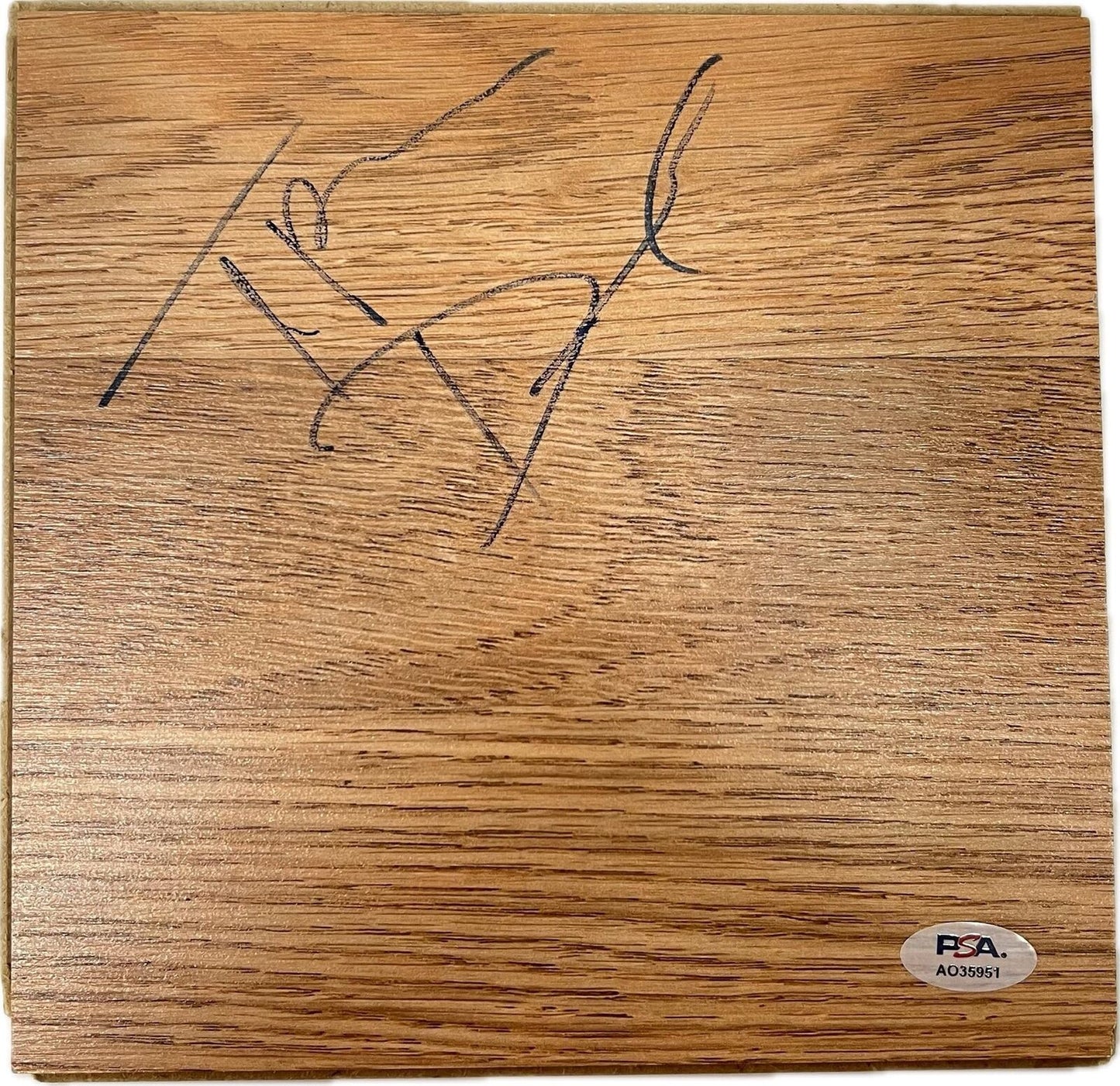 Trevon Duval Signed Floorboard PSA/DNA