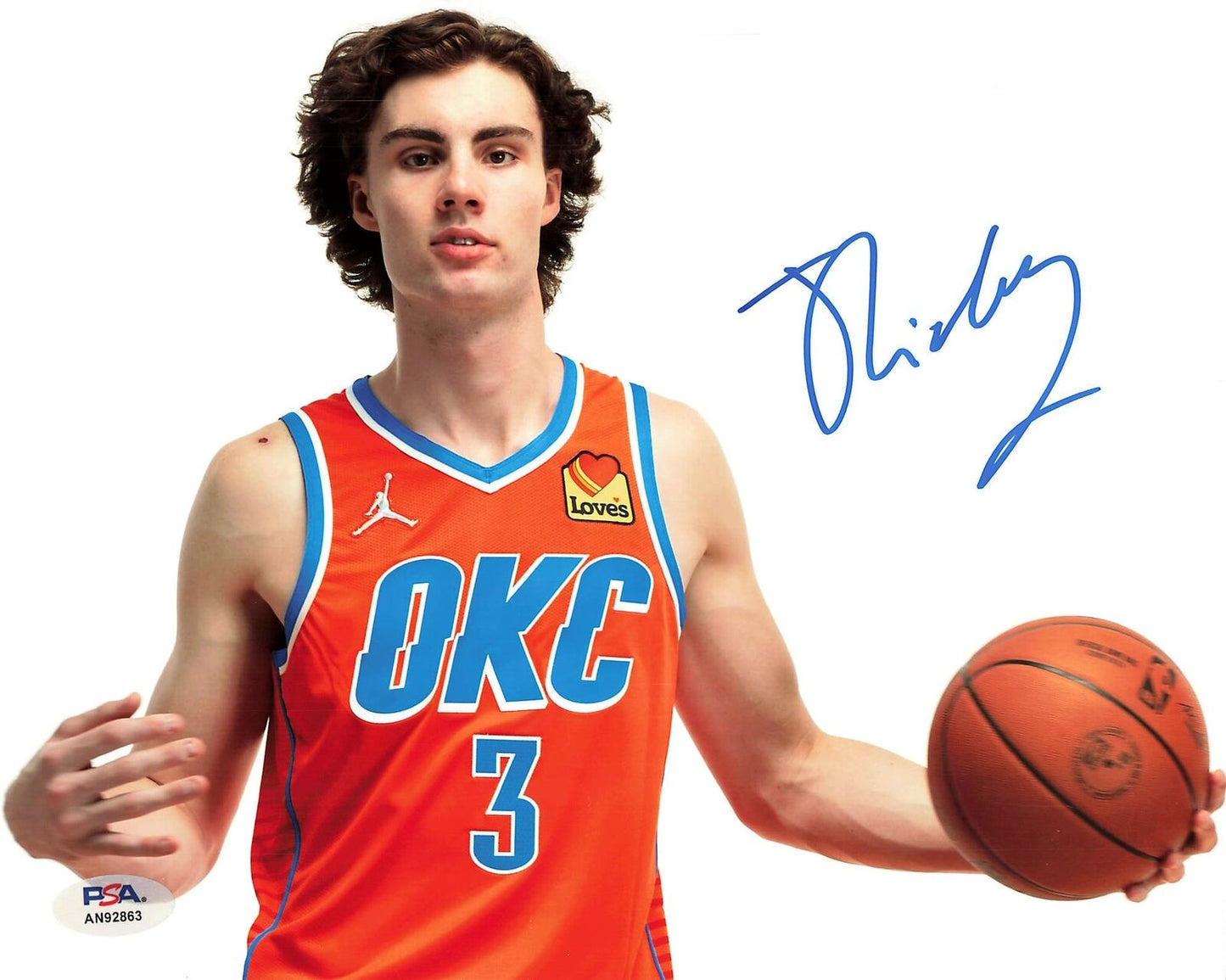 Josh Giddey signed 8x10 photo PSA/DNA Oklahoma City Thunder Autographed