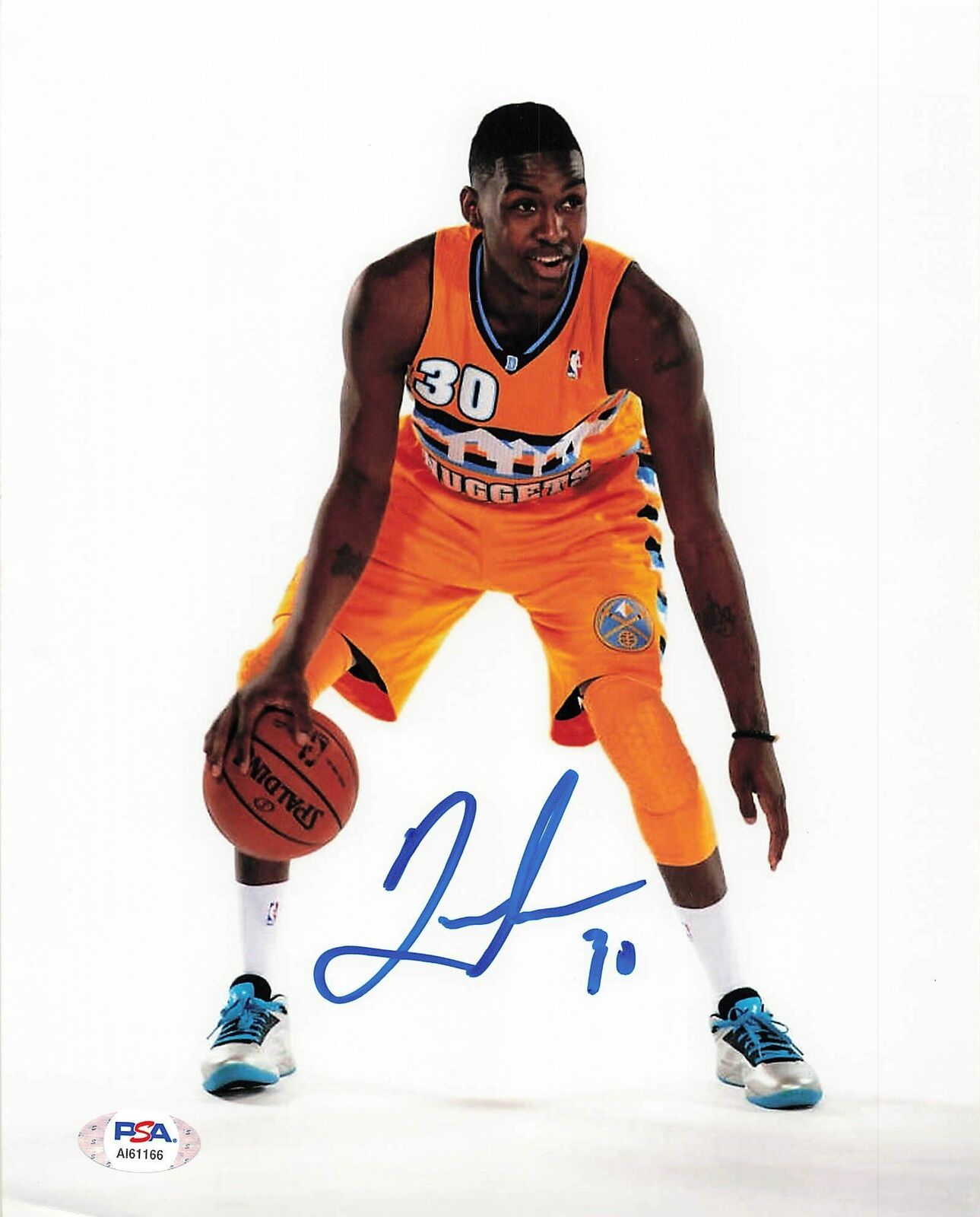 QUINCY MILLER signed 8x10 photo PSA/DNA Denver Nuggets Autographed