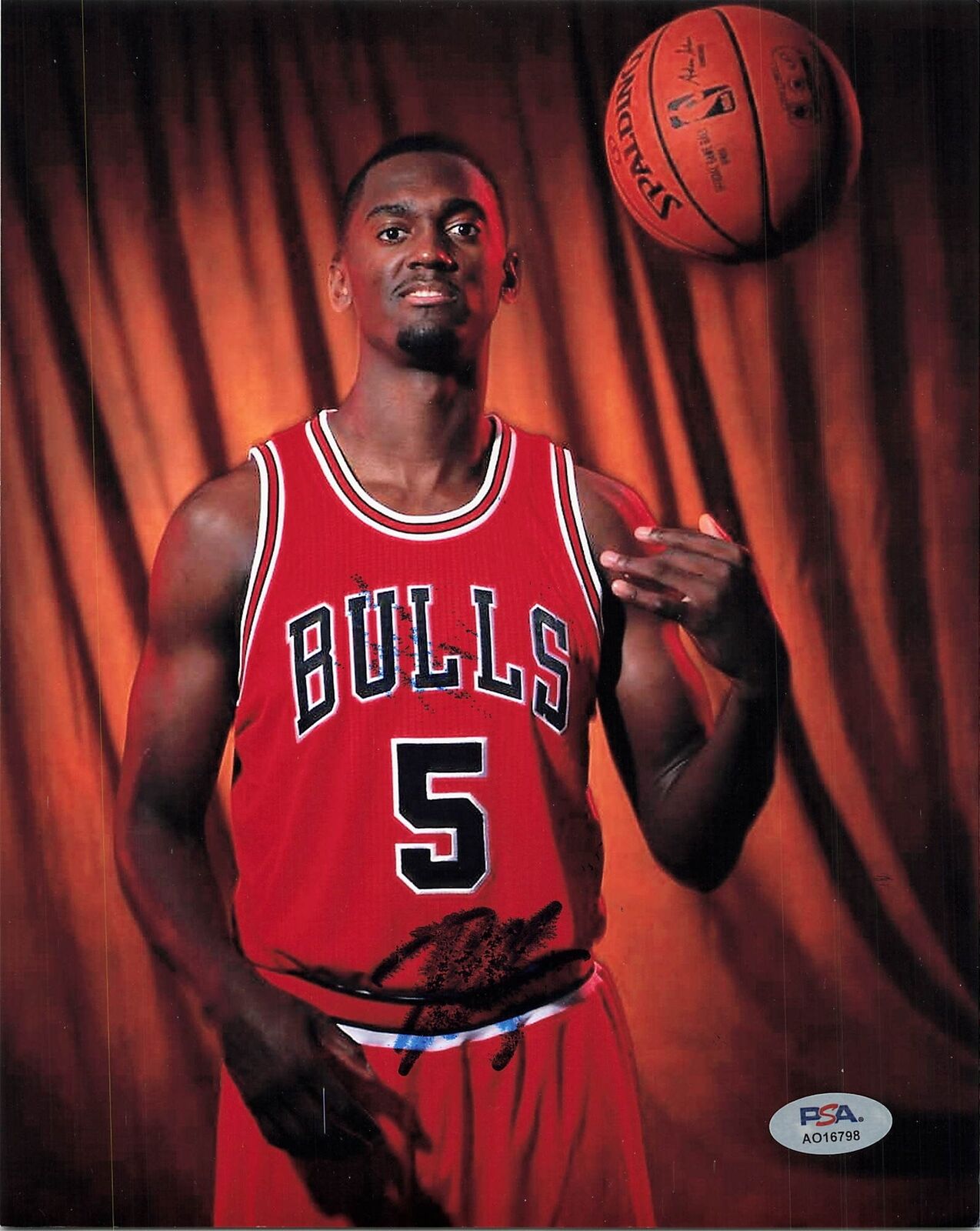 Bobby Portis signed 8x10 photo PSA/DNA Chicago Bulls Autographed