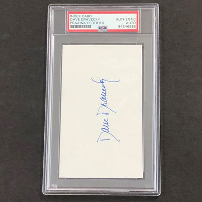 Dave Dravecky Signed Cut PSA/DNA Slabbed Autographed Giants