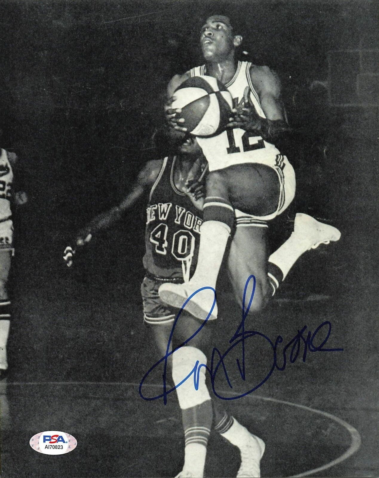 Ron Boone signed 8x10 photo PSA/DNA Lakers Autographed