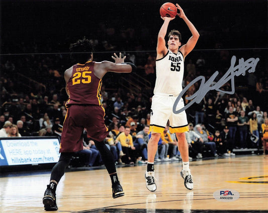 LUKA GARZA signed 8x10 photo PSA/DNA Autographed Iowa Hawkeyes