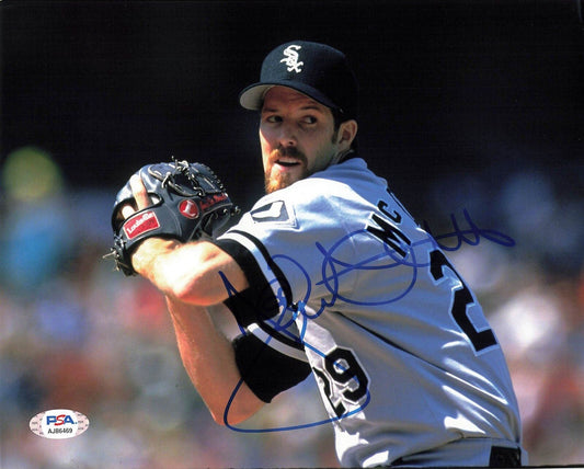 JACK McDOWELL signed 8x10 photo Chicago White Sox PSA/DNA Autographed