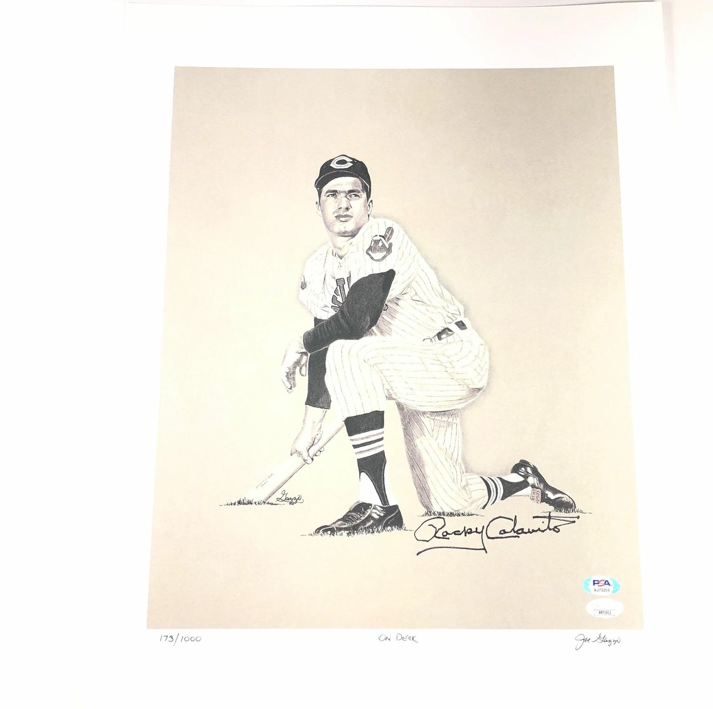 ROCKY COLAVITO signed 16x20 photo PSA/DNA Cleveland Autographed