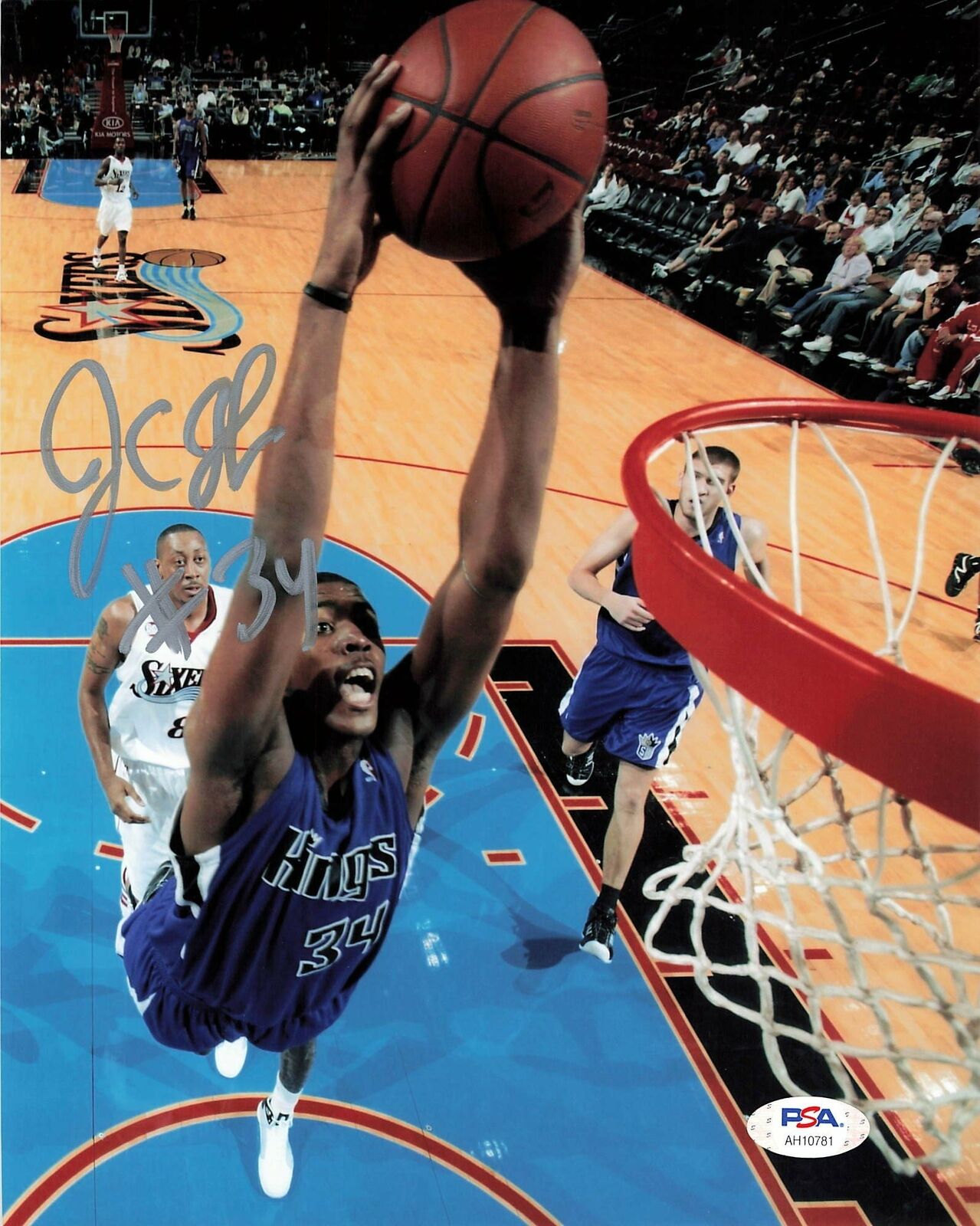 Jason Thompson signed 8x10 photo PSA/DNA Sacramento Kings Autographed