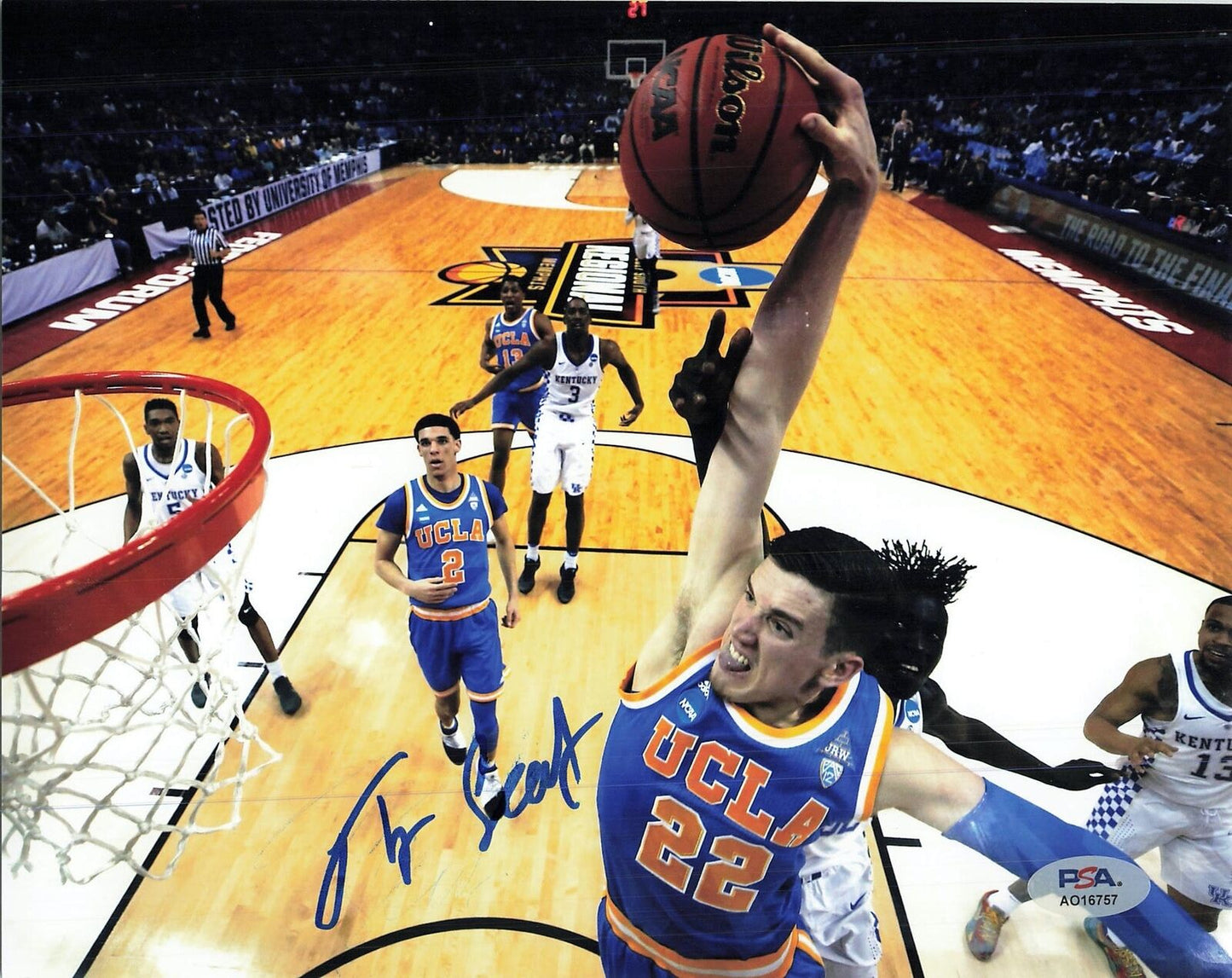 T.J. LEAF signed 8x10 photo PSA/DNA UCLA Bruins Autographed