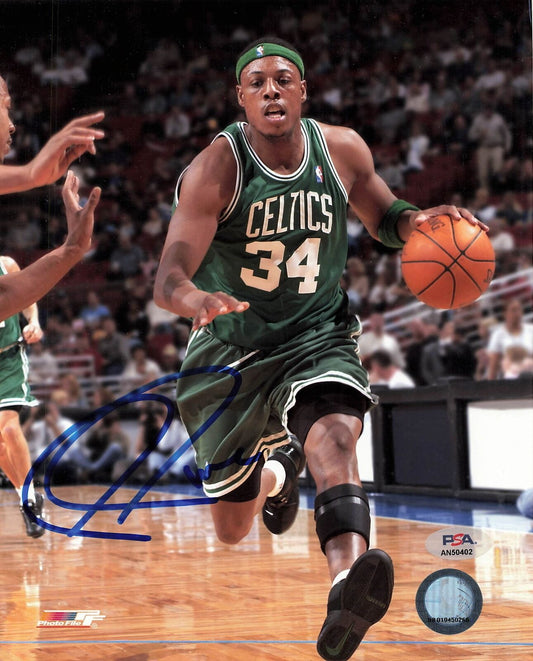 Paul Pierce signed 8x10 photo PSA/DNA Boston Celtics Autographed