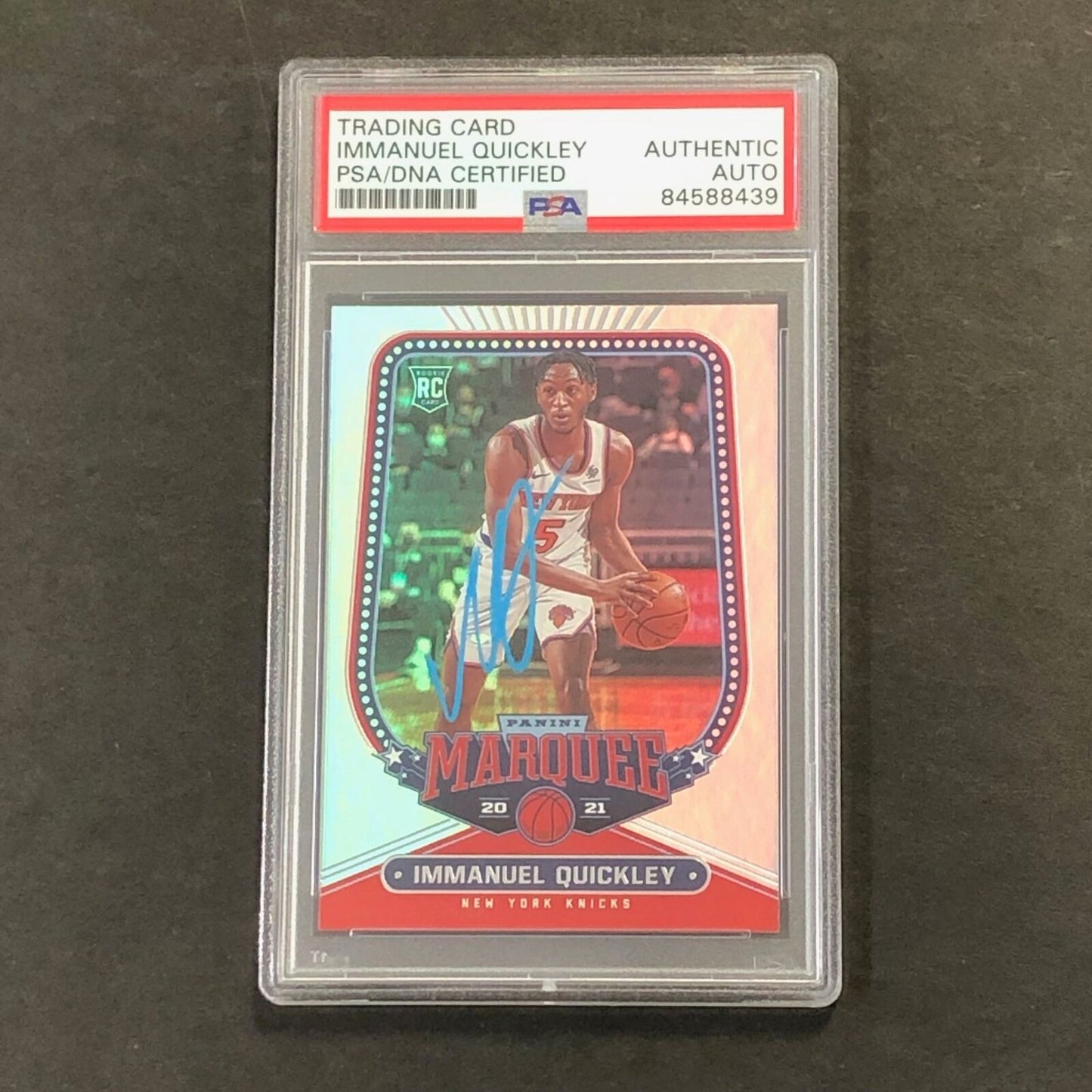 2020-21 Panini Chronicles Marquee #264 IMMANUEL QUICKLEY Signed Card AUTO PSA Sl
