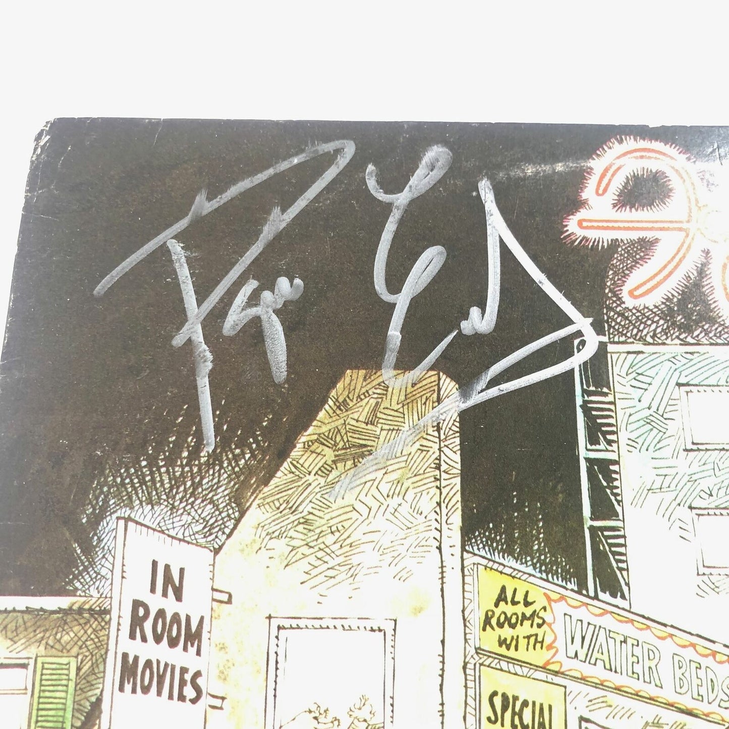 Roger Earl Signed Vinyl Cover PSA/DNA Autographed Foghat Boogie Motel