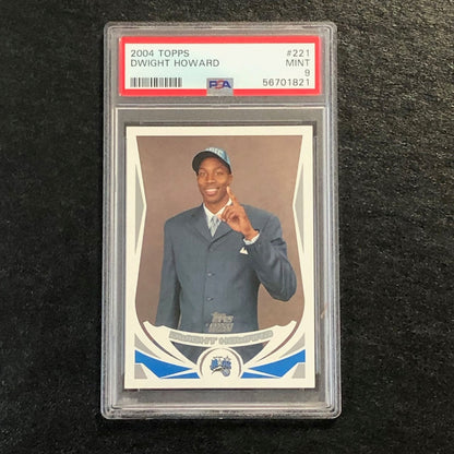2004 Topps #221 Dwight Howard PSA 9 Mint Magic