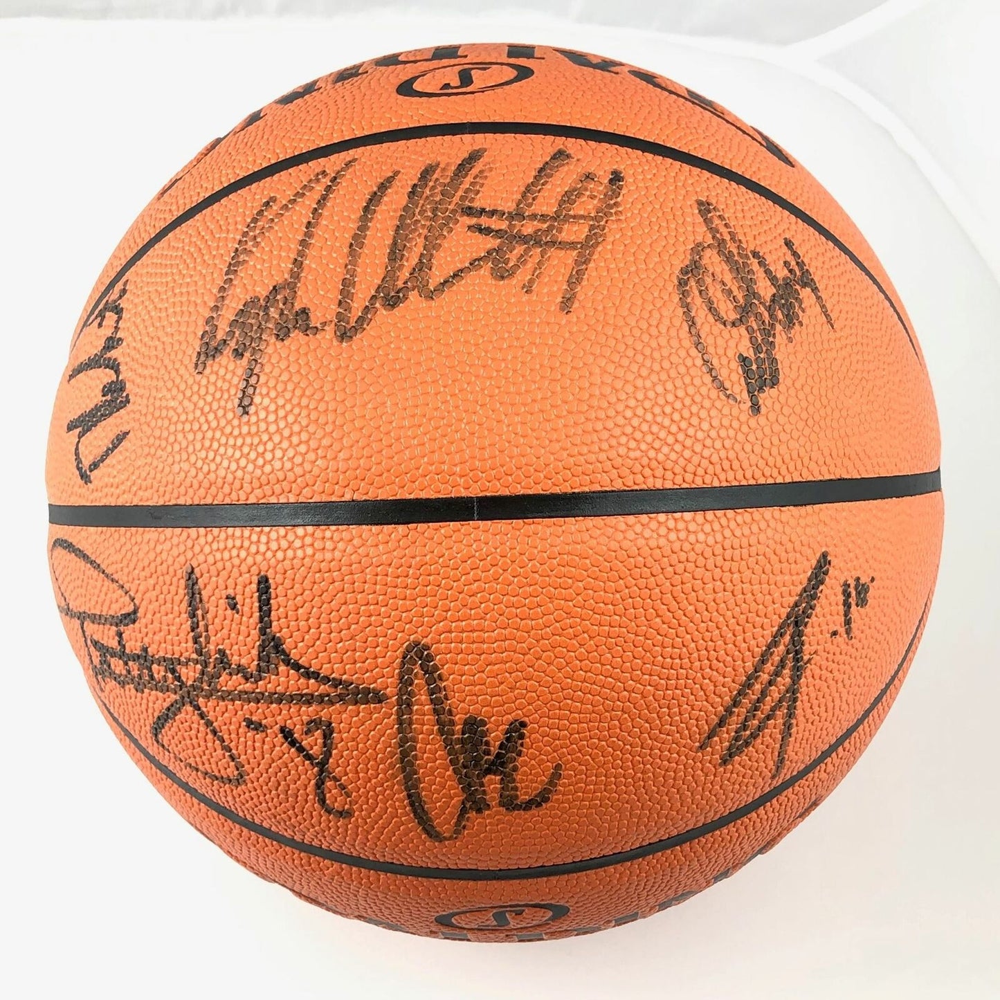 2017-18 Spurs Team Signed Basketball PSA/DNA Autographed Ball LOA