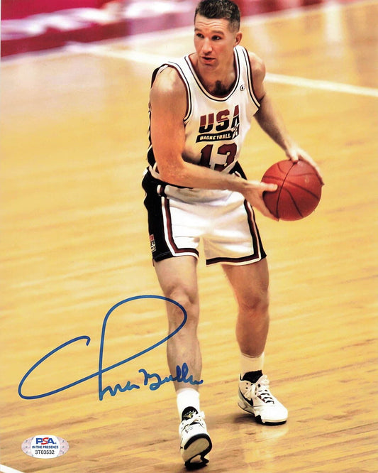 Chris Mullin signed 8x10 photo PSA/DNA Autographed Golden State Warriors