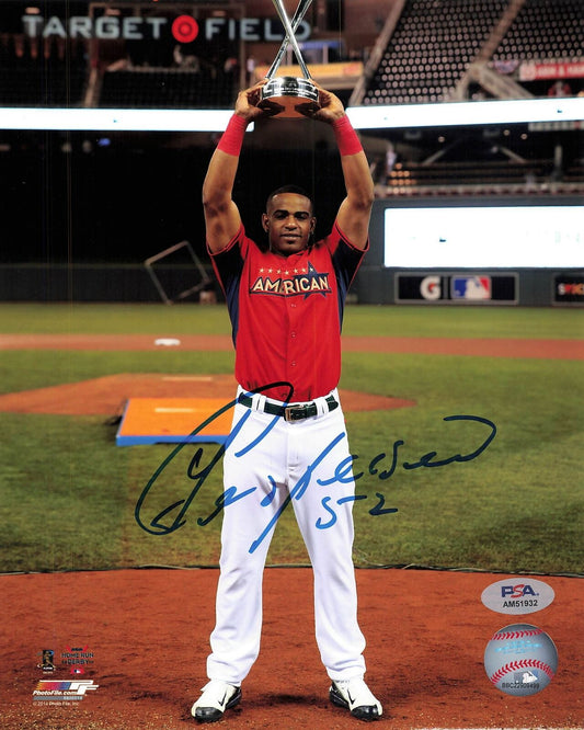 YOENIS CESPEDES signed 8x10 photo PSA/DNA New York Mets Autographed