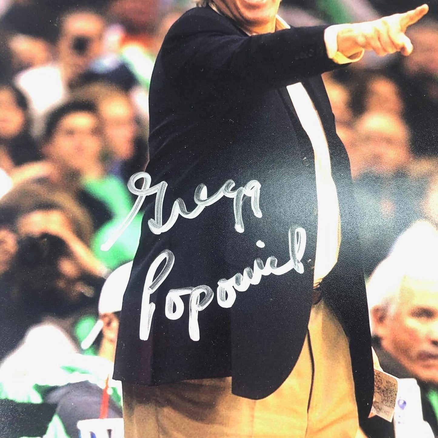 Gregg Popovich signed 11x14 photo PSA/DNA San Antonio Spurs Autographed