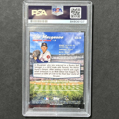 2017 Topps Stadium Club #SCA-JM Joe Musgrove Signed Rookie Card PSA Slabbed Auto