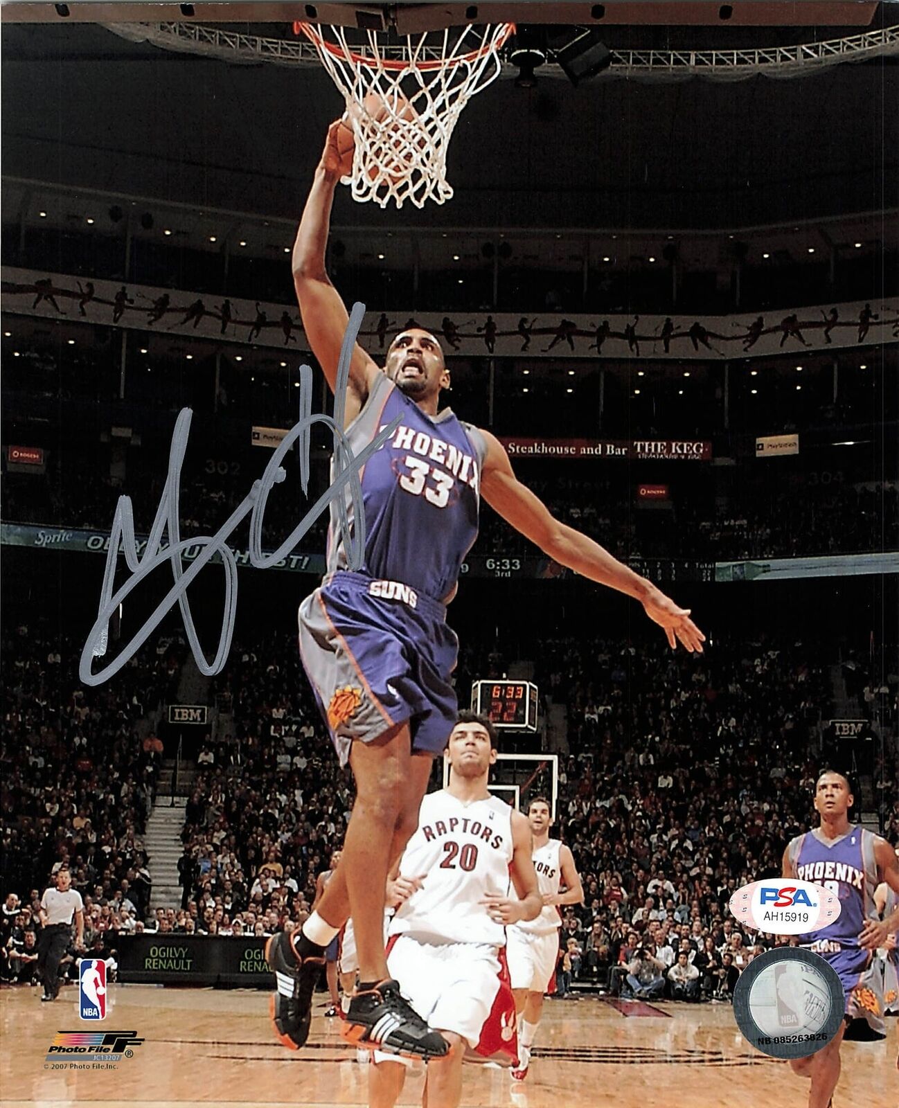 Grant Hill signed 8x10 photo PSA/DNA Autographed Suns