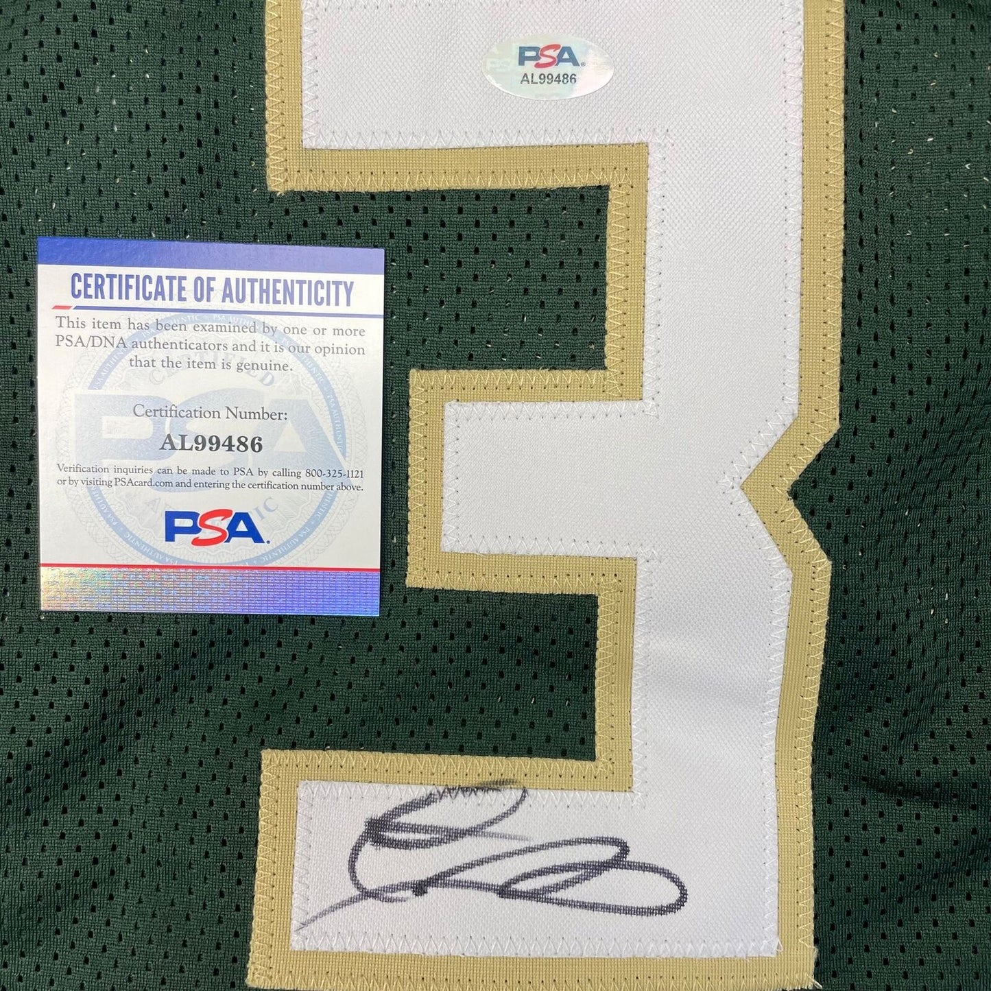 George Hill signed jersey PSA/DNA Milwaukee Bucks Autographed