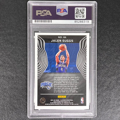 2021-22 Panini Illusions #155 Jalen Suggs Signed Card AUTO PSA/DNA Slabbed AUTO